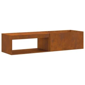 Hoguera con almacenamiento para troncos 160x45x35 cm Acero oxidado von , Kamine - Ref: Foro24-859003, Preis: 146,74 €, Rabatt...