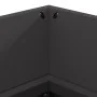 Hoguera con Almacenamiento para Troncos Negro 160x45x35 cm Acero by , Chimneys - Ref: Foro24-859002, Price: 165,78 €, Discoun...
