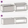 Hoguera con Almacenamiento para Troncos Negro 160x45x35 cm Acero by , Chimneys - Ref: Foro24-859002, Price: 165,78 €, Discoun...