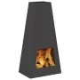 Hoguera Negra 50x35x100 cm Acero | Foro24.es | Tu tienda online para hogar, jardín y más Foro24.es