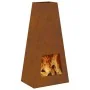 Hoguera 50x35x100 cm de acero envejecido | Foro24.es | Tu tienda online para hogar, jardín y más Foro24.es