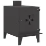 Estufa de Camping con Chimenea Negra 35x50x60 cm Acero | Foro24.es | Tu tienda online para hogar, jardín y más Foro24.es