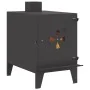 Estufa de Camping con Chimenea Negra 35x50x60 cm Acero | Foro24.es | Tu tienda online para hogar, jardín y más Foro24.es