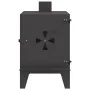 Estufa de Camping con Chimenea Negra 35x50x60 cm Acero | Foro24.es | Tu tienda online para hogar, jardín y más Foro24.es