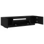 Mueble para TV con luces LED Negro Roble 160x35x40 cm Madera de calidad von , TV-Möbel - Ref: Foro24-861103, Preis: 124,25 €,...
