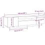 Mueble para TV con luces LED Negro Roble 160x35x40 cm Madera de calidad von , TV-Möbel - Ref: Foro24-861103, Preis: 124,25 €,...