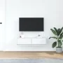 Mueble de TV Blanco 100x31x25,5 cm Madera elaborada | Foro24.es | Tu tienda online para hogar, jardín y más Foro24.es