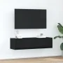 Cabinet de TV Negro Roble 100x31x25,5 cm Madera elaborada | Foro24.es | Tu tienda online para hogar, jardín y más Foro24.es