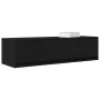 Cabinet de TV Negro Roble 100x31x25,5 cm Madera elaborada | Foro24.es | Tu tienda online para hogar, jardín y más Foro24.es