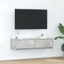 Mueble de TV Gris Concreto Madera Compuesa 100 x 31 x 25.5 cm | Foro24.es | Tu tienda online para hogar, jardín y más Foro24.es