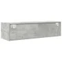 Mueble de TV Gris Concreto Madera Compuesa 100 x 31 x 25.5 cm | Foro24.es | Tu tienda online para hogar, jardín y más Foro24.es