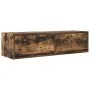 Cabinet de TV de roble ahumado 100x31x25,5 cm de madera elaborada | Foro24.es | Tu tienda online para hogar, jardín y más Foro24.es