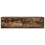 Cabinet de TV de roble ahumado 100x31x25,5 cm de madera elaborada | Foro24.es | Tu tienda online para hogar, jardín y más Foro24.es