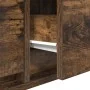 Cabinet de TV de roble ahumado 100x31x25,5 cm de madera elaborada | Foro24.es | Tu tienda online para hogar, jardín y más Foro24.es