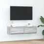 mueble de TV Gris Sonoma 100x31x25,5 cm Madera elaborada | Foro24.es | Tu tienda online para hogar, jardín y más Foro24.es