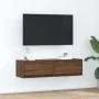 Aparador de TV Marrón Roble 100x31x25,5 cm Madera elaborada de , Muebles TV - Ref: Foro24-861532, Precio: 75,90 €, Descuento:...
