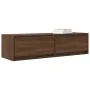 Aparador de TV Marrón Roble 100x31x25,5 cm Madera elaborada de , Muebles TV - Ref: Foro24-861532, Precio: 75,90 €, Descuento:...