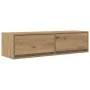 mueble para TV de roble artesano 100x31x25,5 cm de madera elaborada | Foro24.es | Tu tienda online para hogar, jardín y más Foro24.es