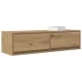 mueble para TV de roble artesano 100x31x25,5 cm de madera elaborada | Foro24.es | Tu tienda online para hogar, jardín y más Foro24.es