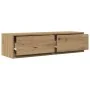 mueble para TV de roble artesano 100x31x25,5 cm de madera elaborada | Foro24.es | Tu tienda online para hogar, jardín y más Foro24.es