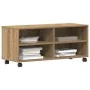 Mueble de TV de roble artesanal 90x35x35 cm en madera elaborada de , Muebles TV - Ref: Foro24-861980, Precio: 63,34 €, Descue...