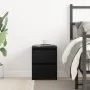 Mesa de Noche con Cajones de Roble Negro 30x30x40 cm | Foro24.es | Tu tienda online para hogar, jardín y más Foro24.es