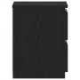 Mesa de Noche con Cajones de Roble Negro 30x30x40 cm | Foro24.es | Tu tienda online para hogar, jardín y más Foro24.es