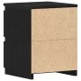 Mesa de Noche con Cajones de Roble Negro 30x30x40 cm | Foro24.es | Tu tienda online para hogar, jardín y más Foro24.es