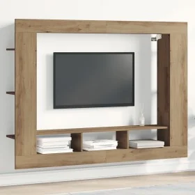 Cabinet de TV Wall-Mounted de en Roble Artesanal 152x22x113 cm von , TV-Möbel - Ref: Foro24-861998, Preis: 95,95 €, Rabatt: -5%%