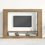 Cabinet de TV Wall-Mounted de en Roble Artesanal 152x22x113 cm de , Muebles TV - Ref: Foro24-861998, Precio: 95,95 €, Descuen...