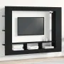 Cabinet de TV Wall-Mounted Negro Roble 152x22x113 cm von , TV-Möbel - Ref: Foro24-861999, Preis: 101,37 €, Rabatt: -5%%