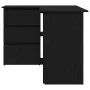 Escritorio de esquina de roble negro , 145x100x76 cm, hecho de madera elaborada von , Schreibtische - Ref: Foro24-862006, Pre...