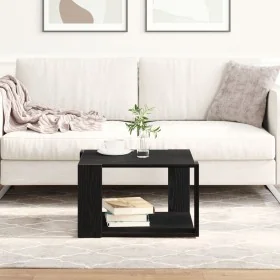 Mesa de café Negra Roble 85x55x31 cm de Madera de , Mesas de centro - Ref: Foro24-862042, Precio: 66,01 €, Descuento: -5%%