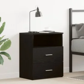 Mesita de Noche Negra de Roble 50x32x60cm de von , Nachttische - Ref: Foro24-862051, Preis: 67,52 €, Rabatt: -5%%