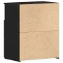 Mesita de Noche Negra de Roble 50x32x60cm de by , Nightstands - Ref: Foro24-862051, Price: 67,52 €, Discount: -5%%