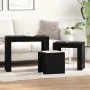 Mesas de café apilables de 3 piezas en madera de roble negro | Foro24.es | Tu tienda online para hogar, jardín y más Foro24.es