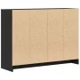 Sideboard Negro Roble 102x33x75 cm Madera Elaborada | Foro24.es | Tu tienda online para hogar, jardín y más Foro24.es