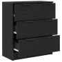 Aparador de roble negro de 60x30x70 cm de madera elaborada by , Sideboards - Ref: Foro24-862087, Price: 73,53 €, Discount: -5%%