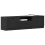 Gabinete para TV - Roble Negro - 140x35x40 cm - Hecho de Madera Ingieniería de , Muebles TV - Ref: Foro24-862088, Precio: 105...