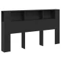 Cabecero de en roble negro - 180x18.5x102.5 cm von , Kopf- und Fußteile - Ref: Foro24-862089, Preis: 96,35 €, Rabatt: -5%%
