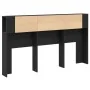 Cabecero de en roble negro - 180x18.5x102.5 cm von , Kopf- und Fußteile - Ref: Foro24-862089, Preis: 96,35 €, Rabatt: -5%%