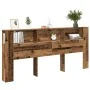 Cabecero de Armario de Madera Vieja 220x18,5x104,5 cm by , Headboards and footboards - Ref: Foro24-862090, Price: 99,52 €, Di...