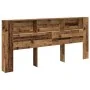 Cabecero de Armario de Madera Vieja 220x18,5x104,5 cm by , Headboards and footboards - Ref: Foro24-862090, Price: 99,52 €, Di...