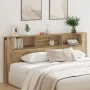 Cabecero Artisanal de Roble 220x18,5x104,5 cm von , Kopf- und Fußteile - Ref: Foro24-862091, Preis: 99,52 €, Rabatt: -5%%