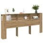 Cabecero Artisanal de Roble 220x18,5x104,5 cm von , Kopf- und Fußteile - Ref: Foro24-862091, Preis: 99,52 €, Rabatt: -5%%