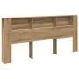 Cabecero Artisanal de Roble 220x18,5x104,5 cm von , Kopf- und Fußteile - Ref: Foro24-862091, Preis: 99,52 €, Rabatt: -5%%
