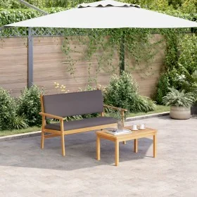 Comprar Banco de jardín con cojines de madera