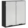 Gabinete Espejo de Baño - Roble Negro, 64x20x66.5 cm, Hecho de Madera Elaborada von , Badezimmerwaschtische - Ref: Foro24-862...