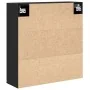 Gabinete Espejo de Baño - Roble Negro, 64x20x66.5 cm, Hecho de Madera Elaborada von , Badezimmerwaschtische - Ref: Foro24-862...