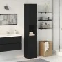 Gabinete de baño de roble negro - 32x34x188.5 cm by , bathroom vanities - Ref: Foro24-862097, Price: 100,97 €, Discount: -5%%